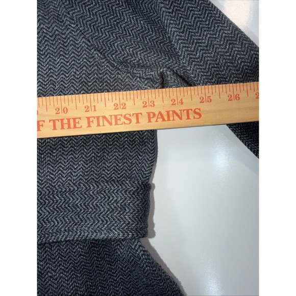 Torrid 2 Gray Bouckle Belted Double Breasted Pea Coat Classic‎ Career Minimalist - Picture 6 of 14